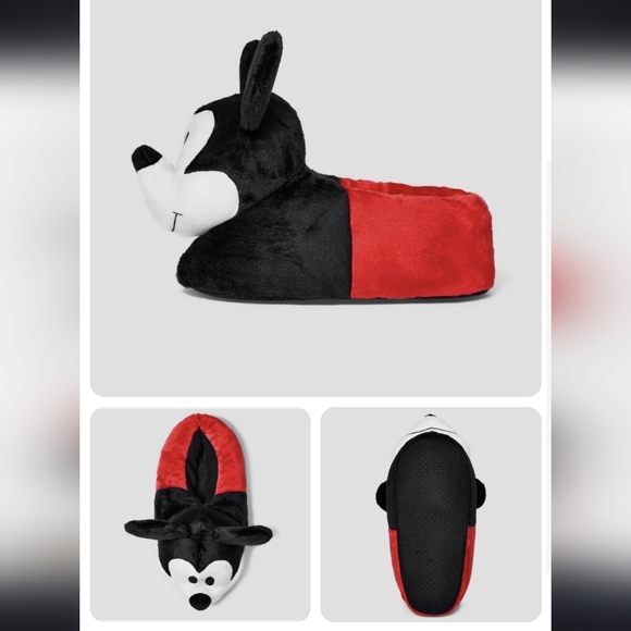 Disney Retro 100 Men's Mickey Mouse Slippers - Picture 4 of 9